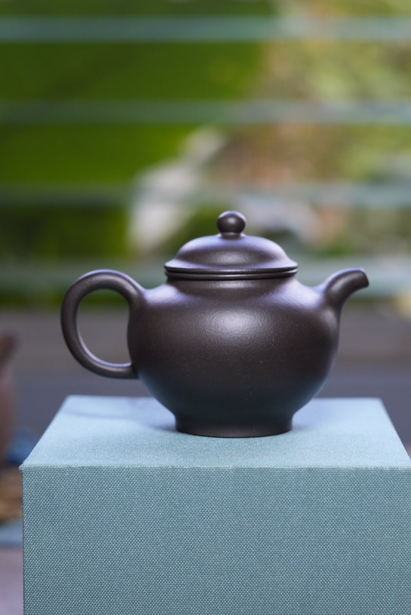 1980s Black Yixing Teapot